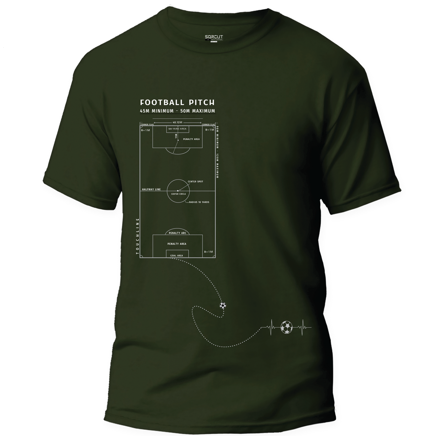 FOOTBALL PITCH T-SHIRT