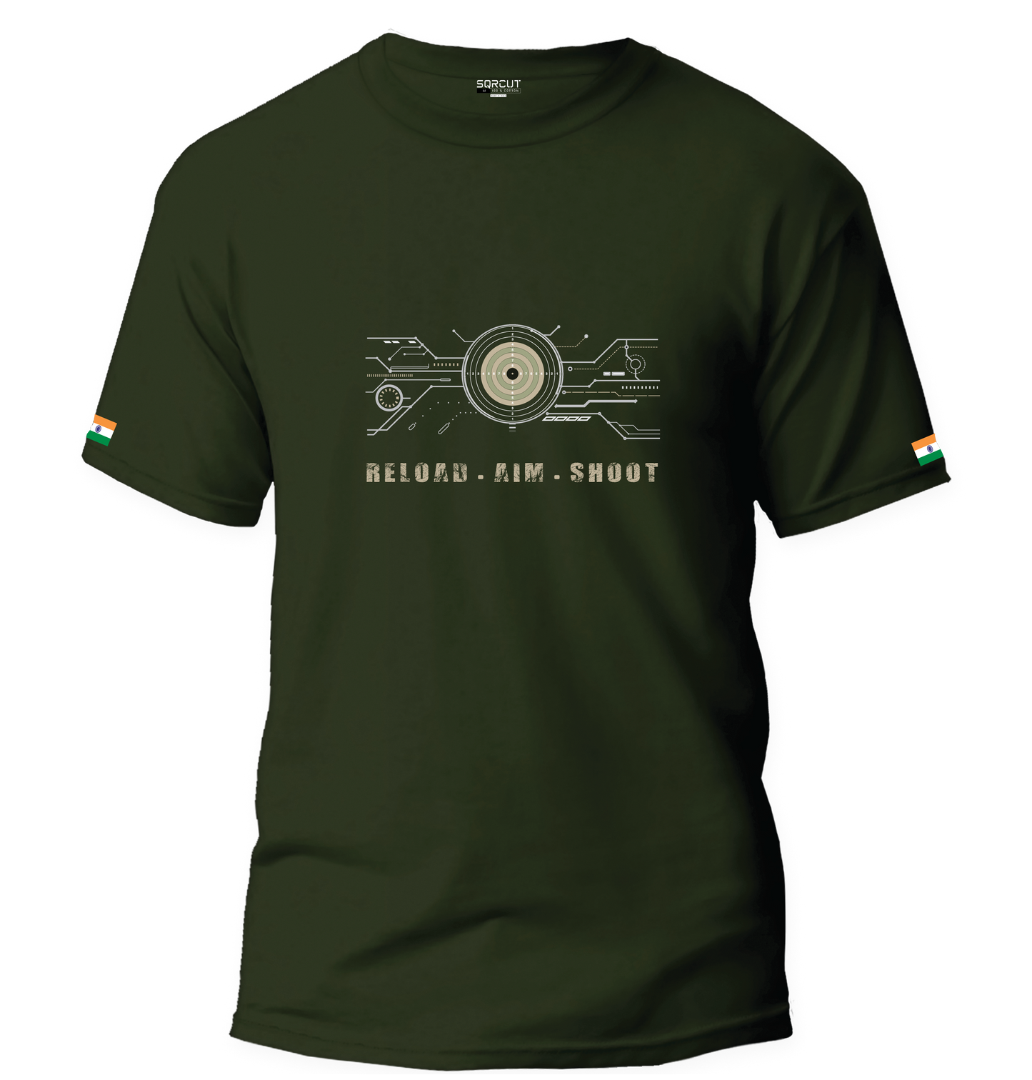 RELOAD.AIM.SHOOT T-SHIRT