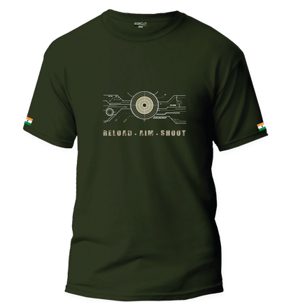 RELOAD.AIM.SHOOT T-SHIRT