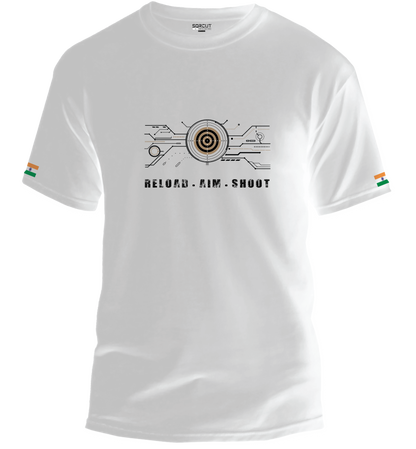 RELOAD.AIM.SHOOT T-SHIRT